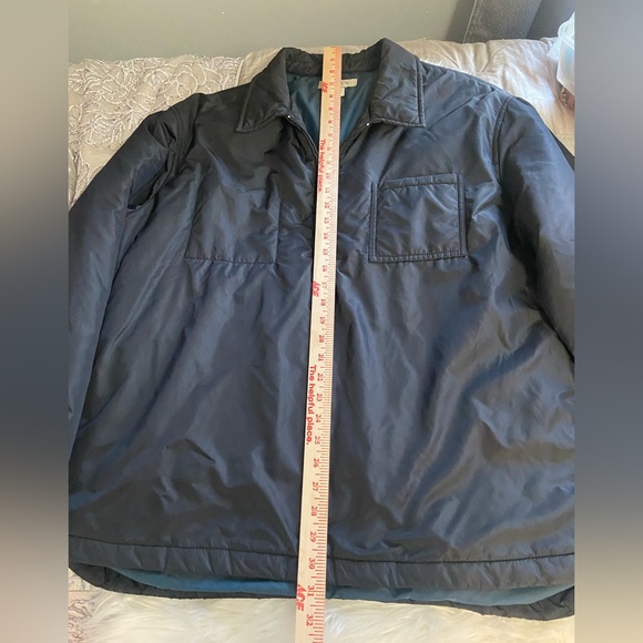 J Crew Sz XL Black Quarter Zip Padded Men's Jacket - Picture 9 of 14